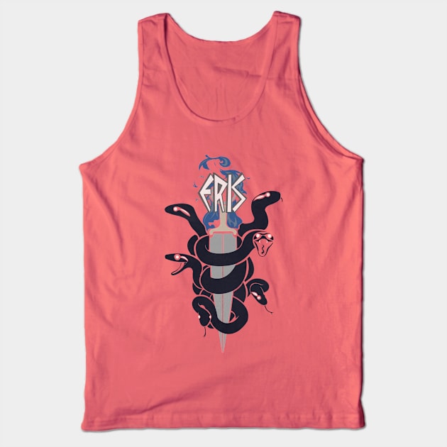 Greek Goddess Eris Tank Top by Art by Angele G